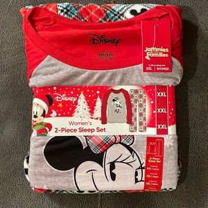 Women’s 2-piece Sleep Set - Minnie mouse Disney Pajamas. Size XXL